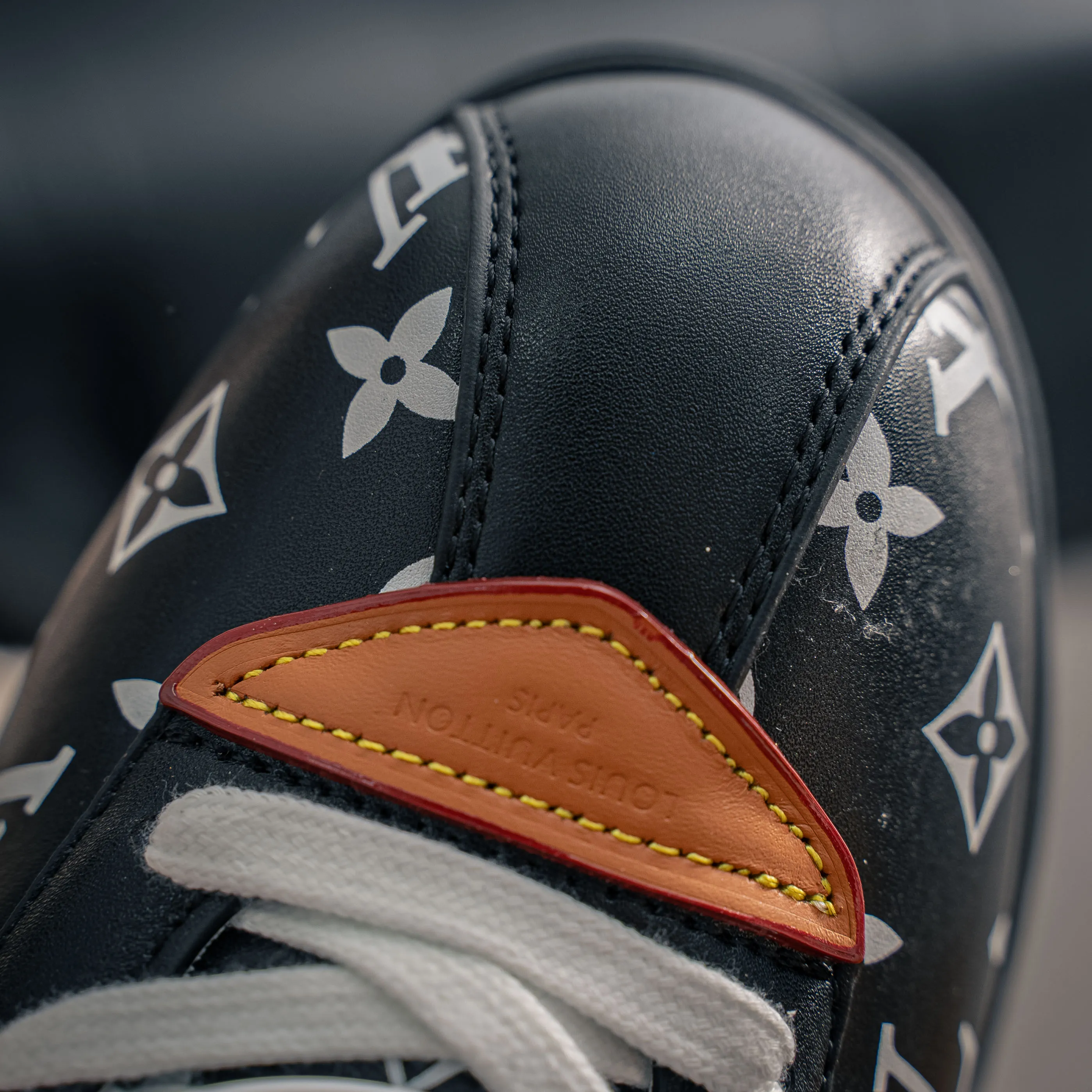 # LOUIS VUITTON x Nigo lv Buttersoft Cowhide Leather FW 25 Lace-Up Low-Top Shoes Same Style